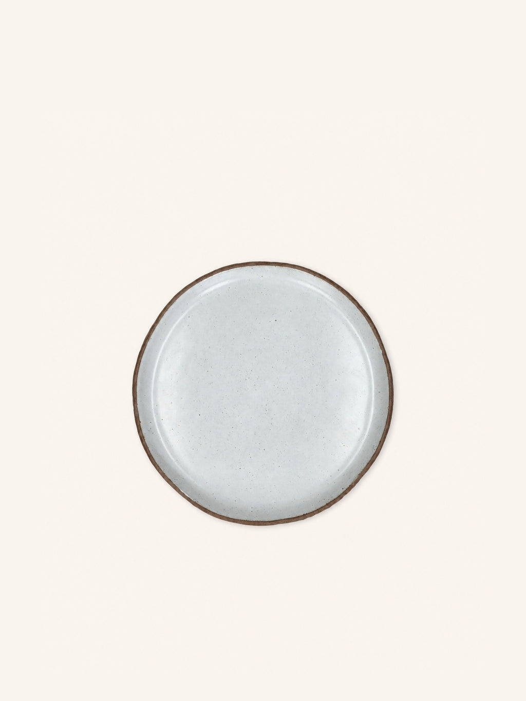 IGNI - dessert plate - stoneware - DIA 16 cm - off-white