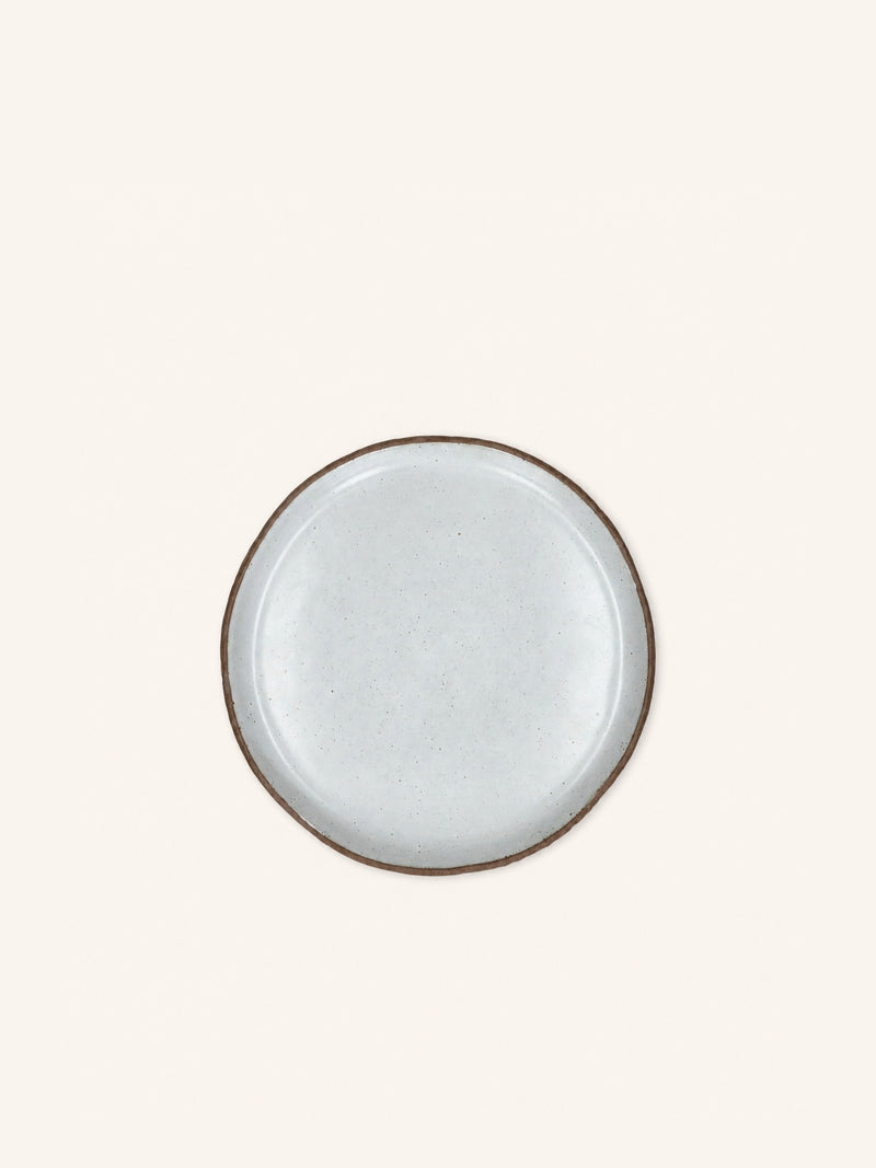IGNI - dessert plate - stoneware - DIA 16 cm - off-white
