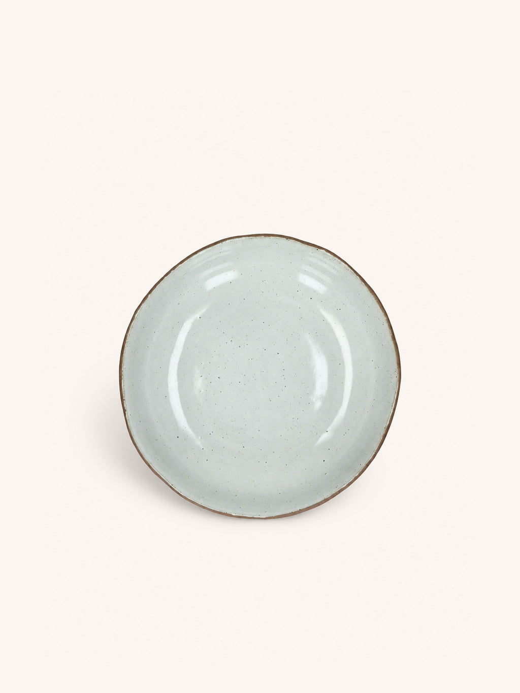 IGNI - deep plate - stoneware - DIA 20,5 x H 5 cm - off-white
