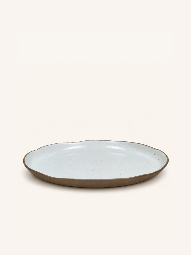 IGNI - dinner plate - stoneware - DIA 27 cm - off-white