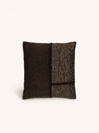 YARABA - cushion - banana fiber - L 50 x W 50 cm - dark brown
