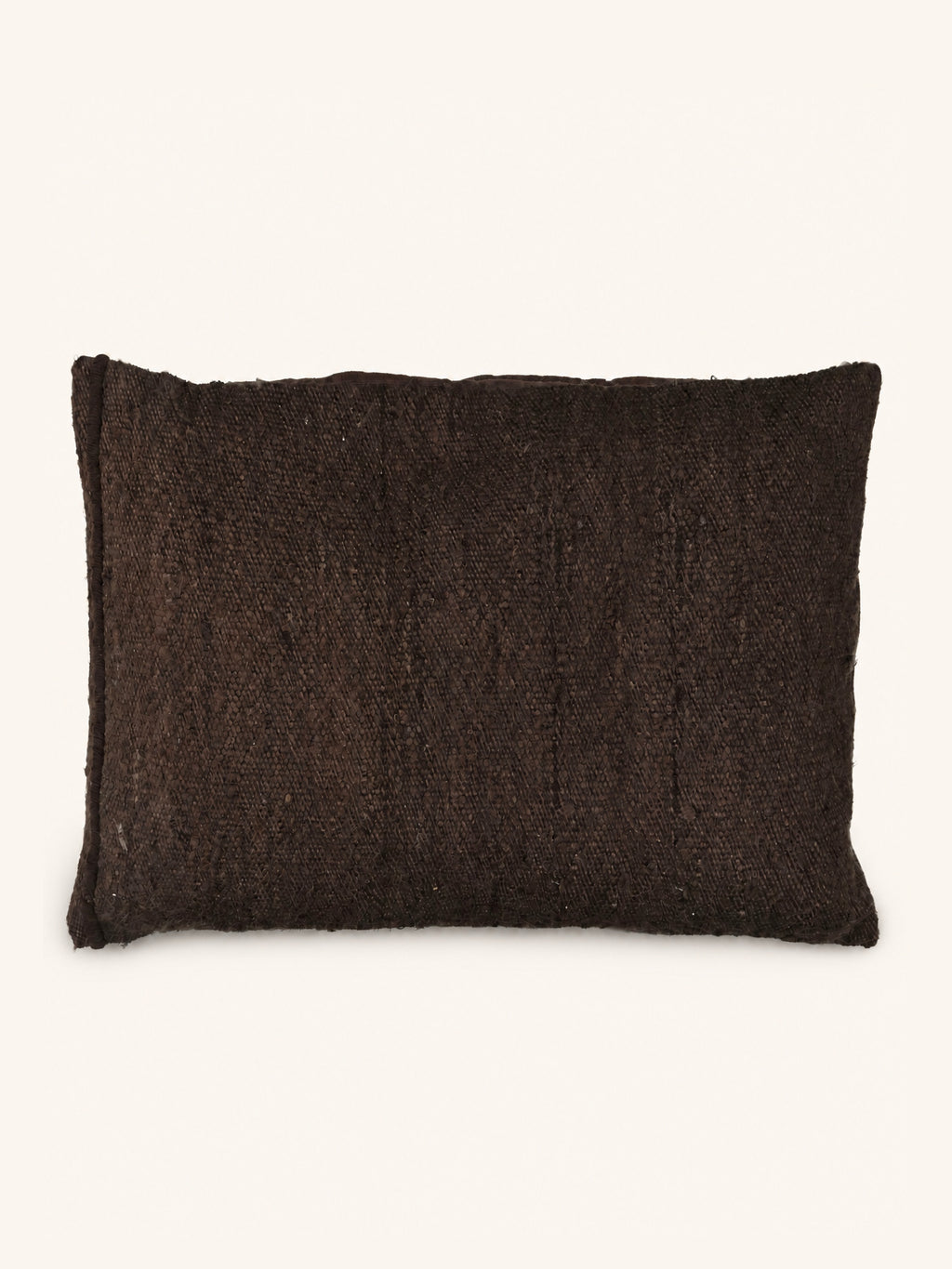 YARABA - cuscino - filato di banana - L 70 x W 50 cm - marrone scuro