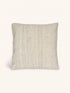 YARABA - kussen - bananengaren - L 60 x W 60 cm - ecru