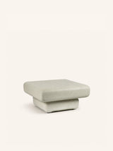 Wit – MAKURA - Couchtisch - Faserzement - L 70 x W 70 x H 34 cm - Gebrochenes Weiß