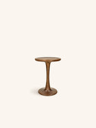 SERAPH - bijzettafel - essenhout - DIA 31 x H 42 cm - naturel