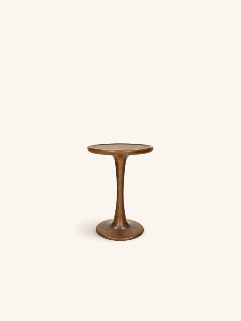 SERAPH - side table - ash wood - DIA 31 x H 42 cm - natural