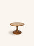 SERAPH - salontafel - essenhout - DIA 46 x H 36 cm - naturel