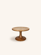 SERAPH - mesa de centro - madera de fresno - DIA 46 x H 36 cm - natural