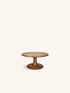 SERAPH - salontafel - essenhout - DIA 60 x H 30 cm - naturel