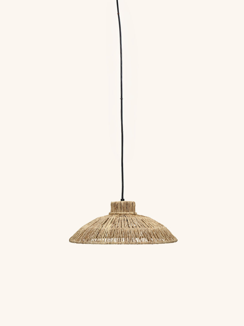 DOULI - pendant lamp - jute - DIA 36 x H 12 cm - natural