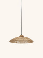 DOULI - hanglamp - jute - DIA 55 x H 12 cm - naturel