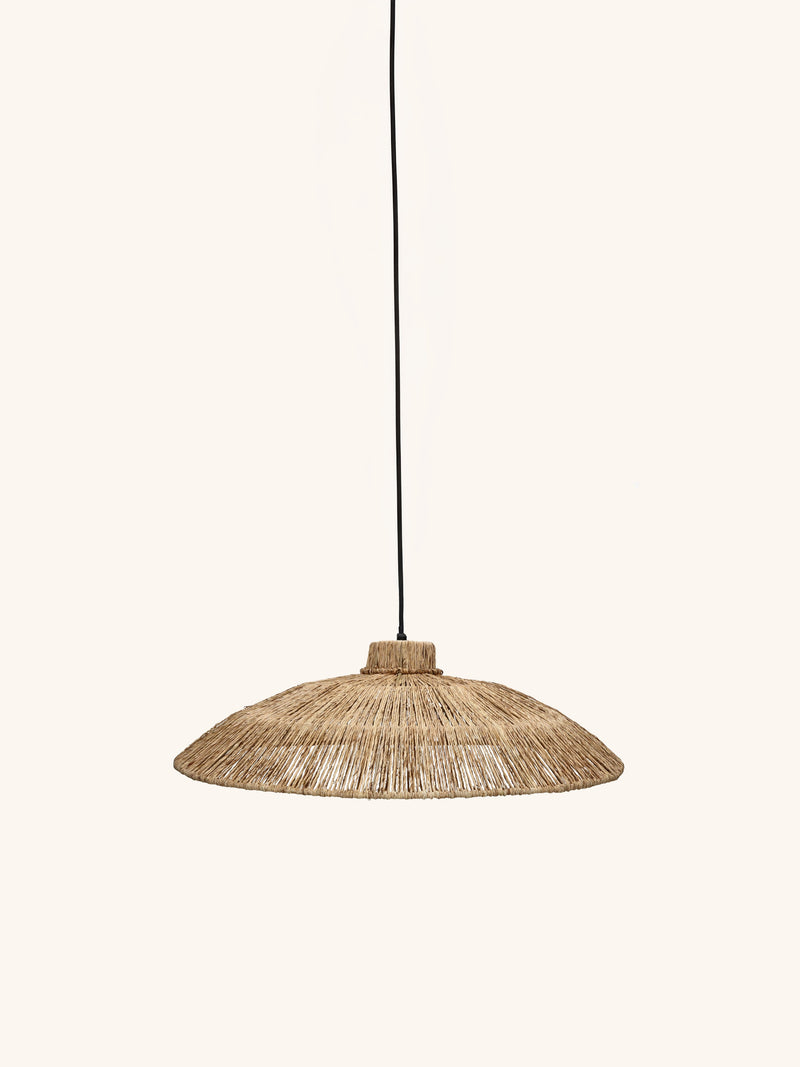 DOULI - pendant lamp - jute - DIA 55 x H 12 cm - natural