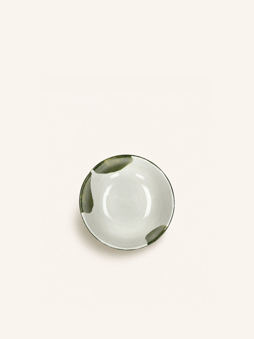 LABO - Suppenschüssel - Porzellan - DIA 15,2 x H 6 cm - Grün