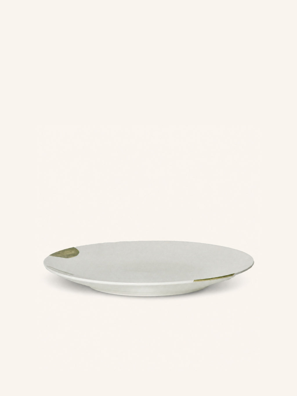 LABO - plato llano - porcelana - DIA 27 x H 2,5 cm - verde