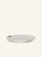 LABO - plato llano - porcelana - DIA 27 x H 2,5 cm - verde