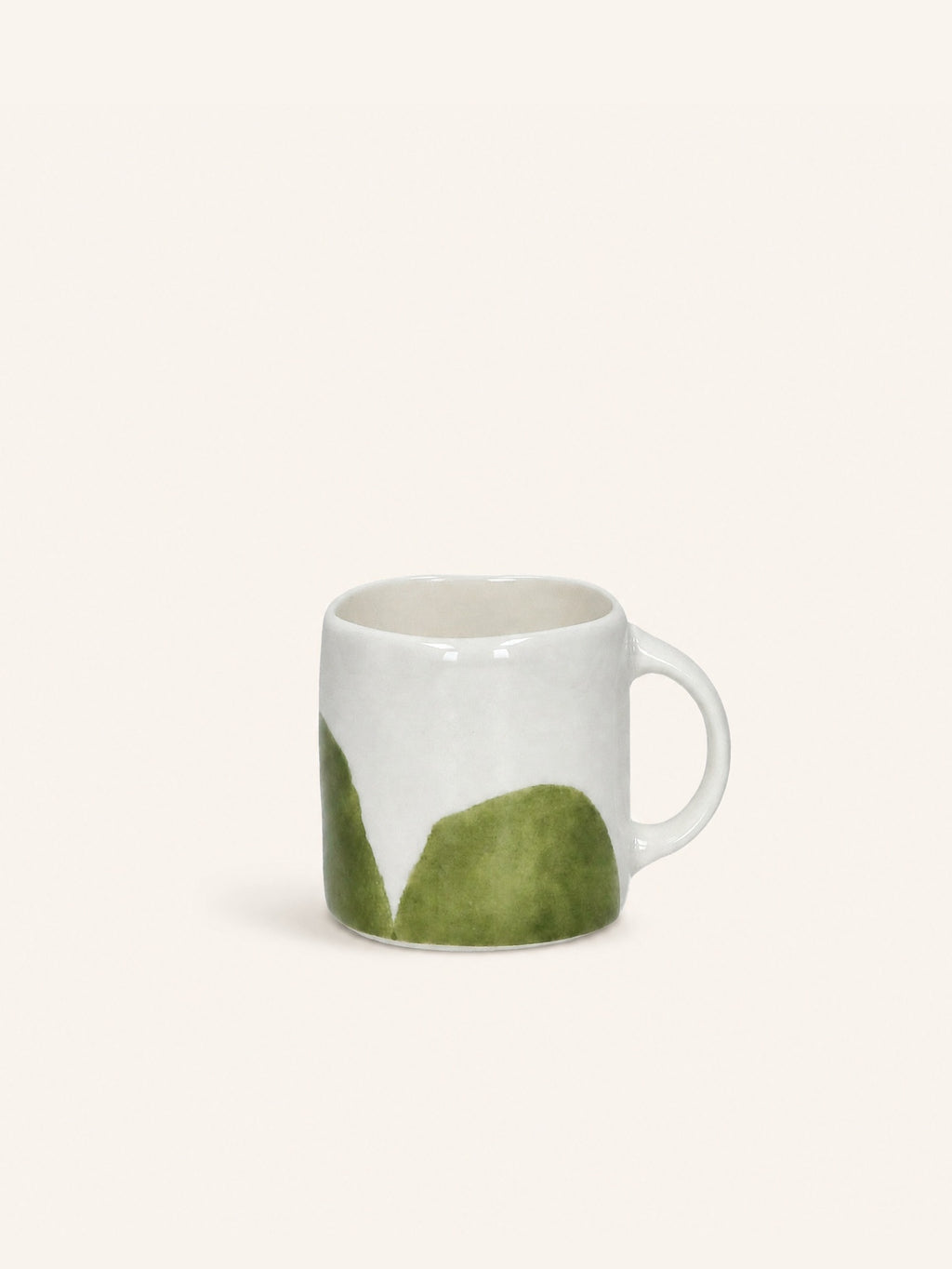 LABO - mok 37,5 CL - porselein - L 12 x W 8,5 x H 9 cm - groen