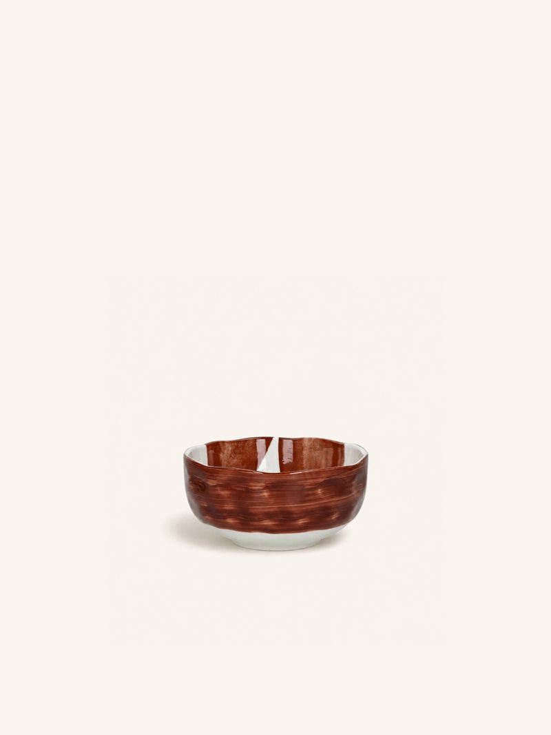 LABO - soup bowl - porcelain - DIA 15,2 x H 6 cm - rust