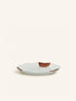 LABO - dessertbord - porselein - DIA 20,3 x H 2 cm - roest