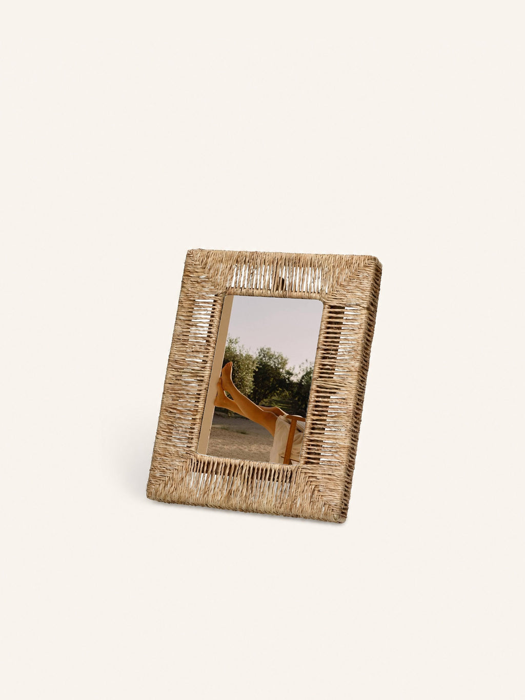 DOULI - fotokader - jute - L 23 x W 18 x H 1 cm - naturel