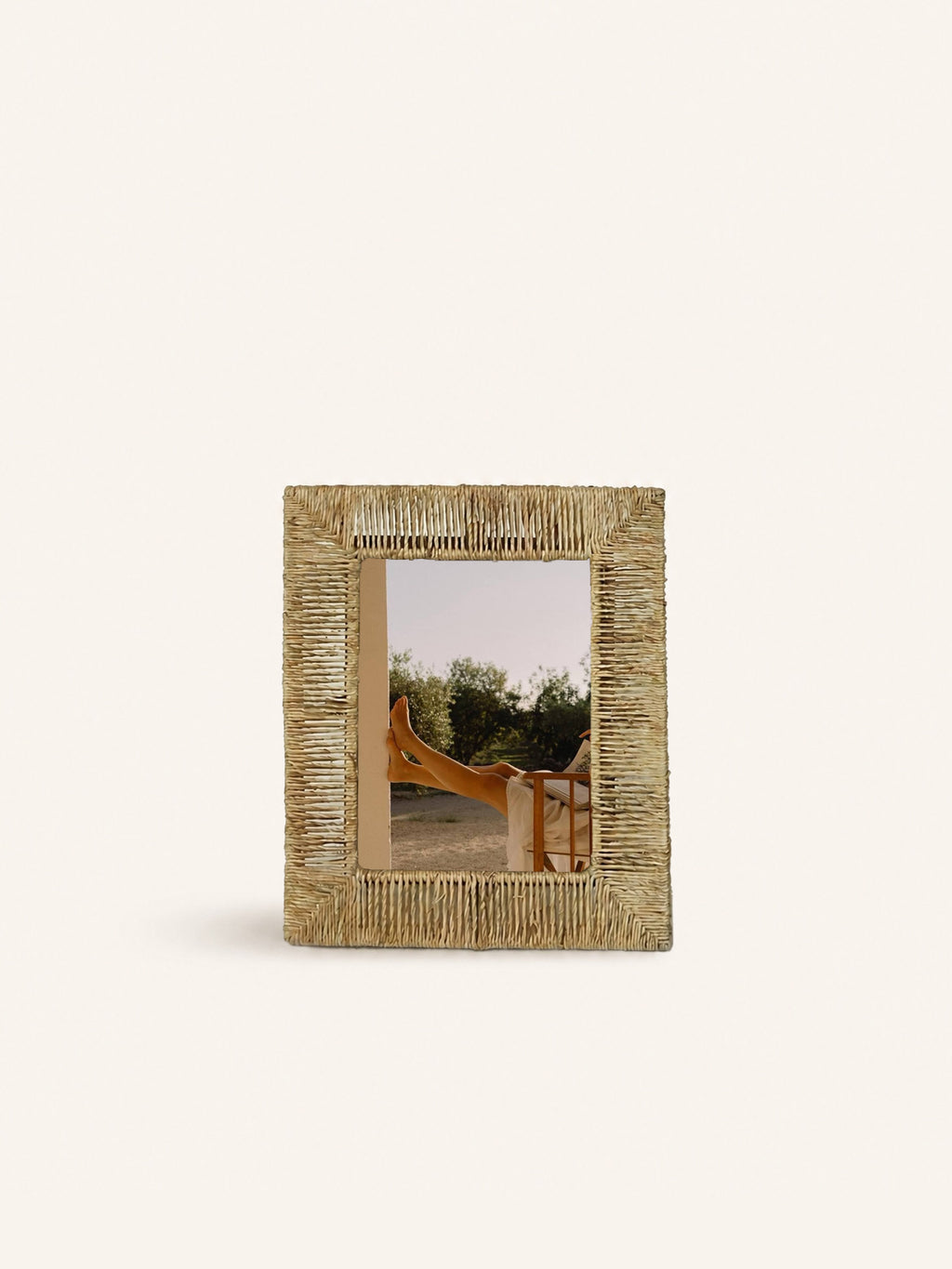 DOULI - fotokader - jute - L 23 x W 18 x H 1 cm - naturel