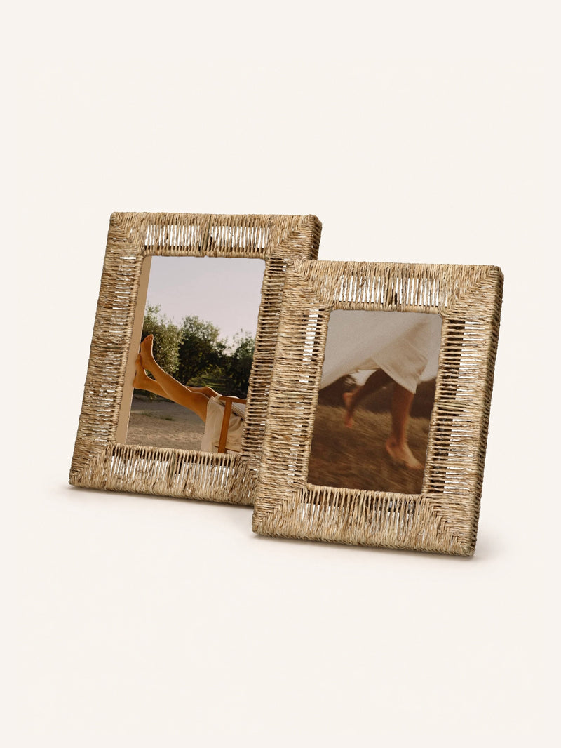 DOULI - portafoto - juta - L 23 x W 18 x H 1 cm - naturale