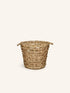 MIZU - basket - water hyacinth - DIA 46 x H 40 cm - natural