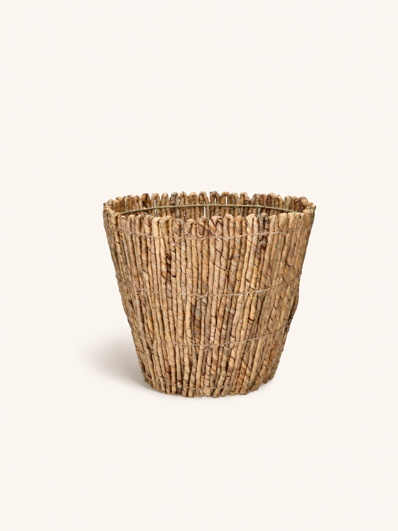 UMI - basket - water hyacinth - DIA 32 x H 26 cm - natural
