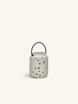 Wit – MIRILLA - lantern - stoneware - DIA 8 x H 10 cm - white