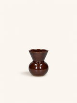 Bruin – POPPY - vase - earthenware - DIA 10 x H 13 cm - brown
