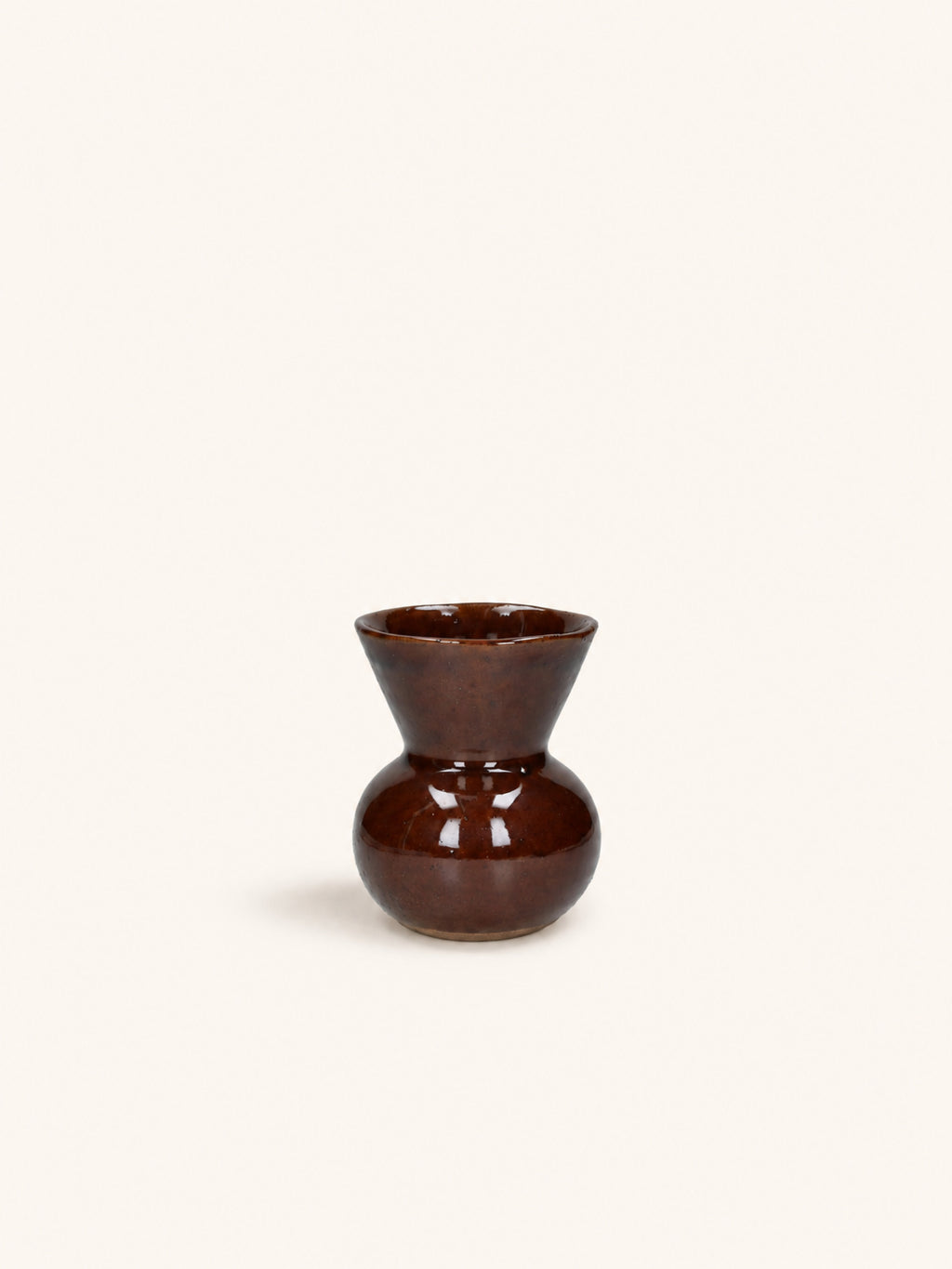 POPPY - Vase - Keramik - DIA 10 x H 13 cm - Braun