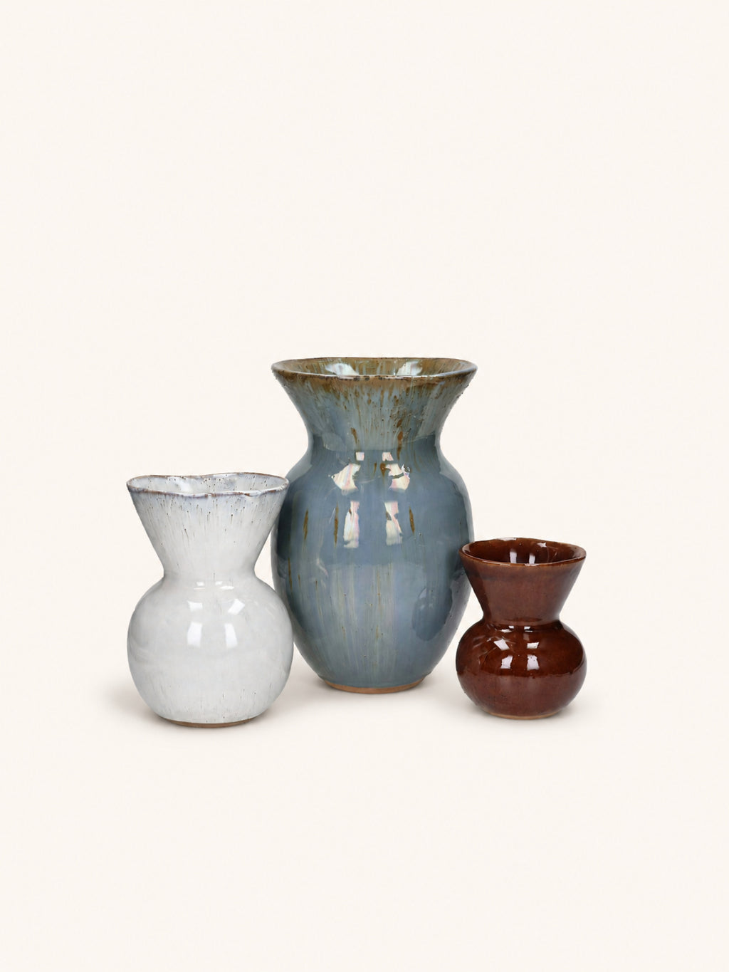 POPPY - Vase - Keramik - DIA 10 x H 13 cm - Braun