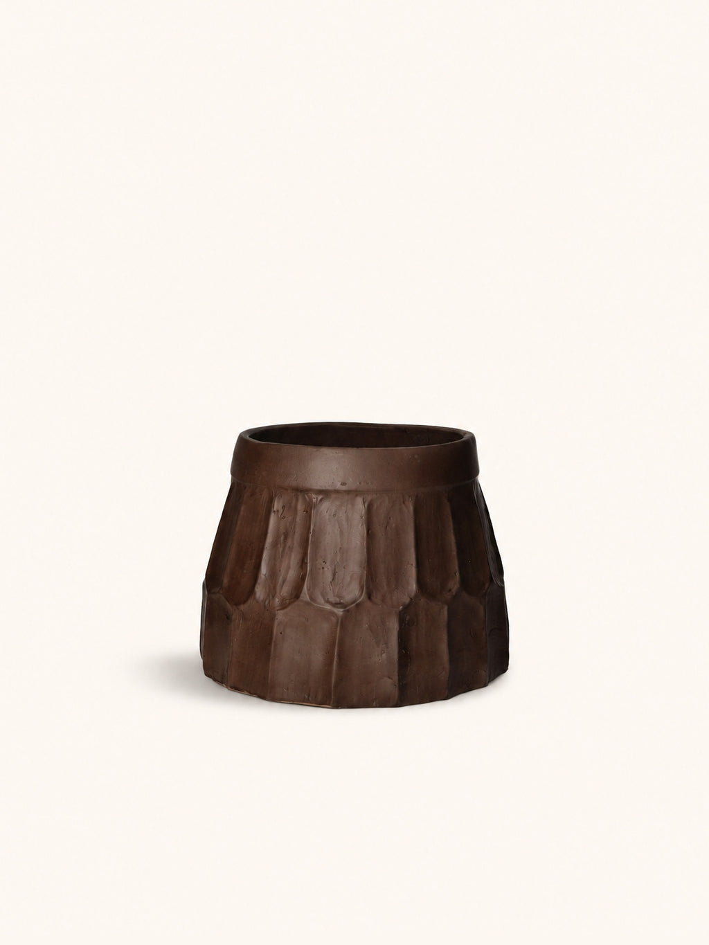 VESUVIUS - pot - terracotta - DIA 28 x H 20 cm - bruin
