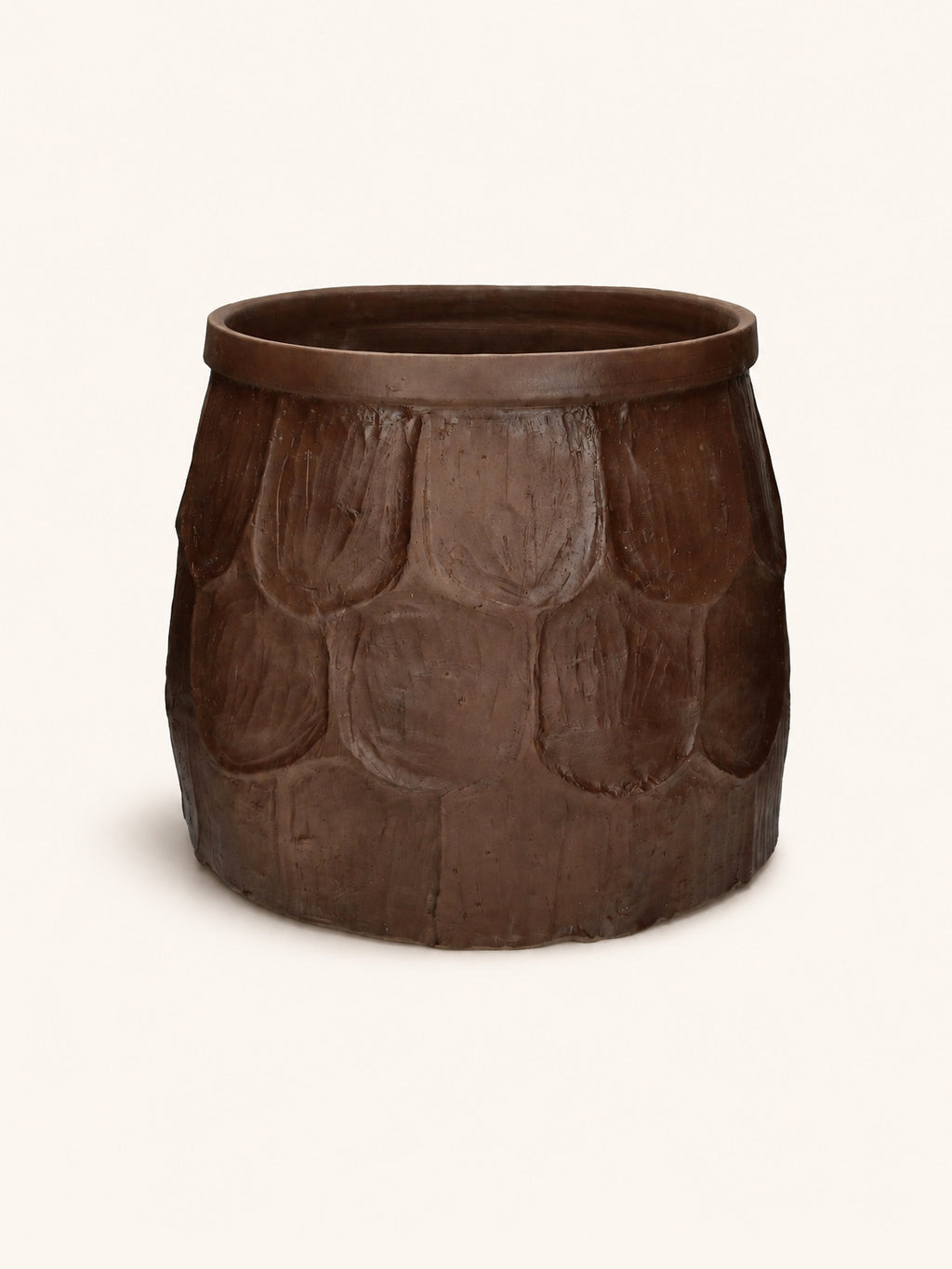 VESUVIUS - pot - terracotta - DIA 42 x H 34 cm - brown