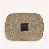 Bruin – QUADRI - Platzset - Seegras - L 50 x W 35 cm - Schokolade