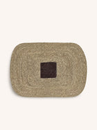 QUADRI - placemat - seagrass - L 50 x W 35 cm - chocolate