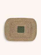 QUADRI - placemat - seagrass - L 50 x W 35 cm - olive green