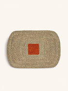 QUADRI - Platzset - Seegras - L 50 x W 35 cm - Safran