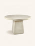 MAKURA - mesa - fibrocemento - DIA 150 x H 76 cm - blanco roto