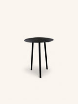 Zwart – PONDERA - table d'appoint - métal - L 40 x W 40 x H 50 cm - noir