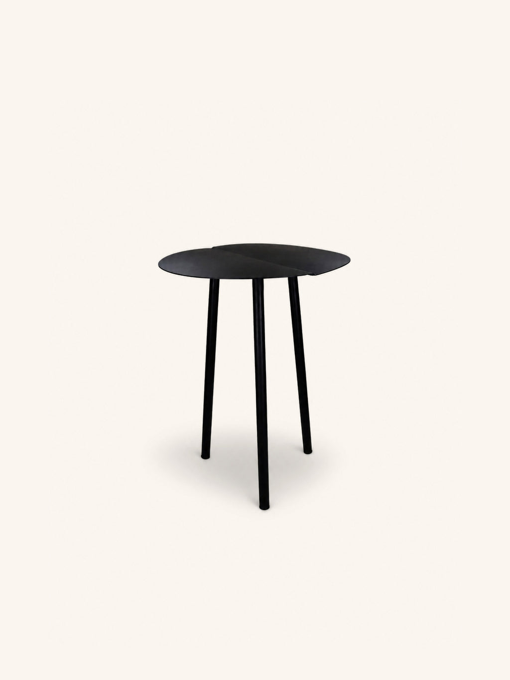 PONDERA - bijzettafel - metaal - L 40 x W 40 x H 50 cm - zwart