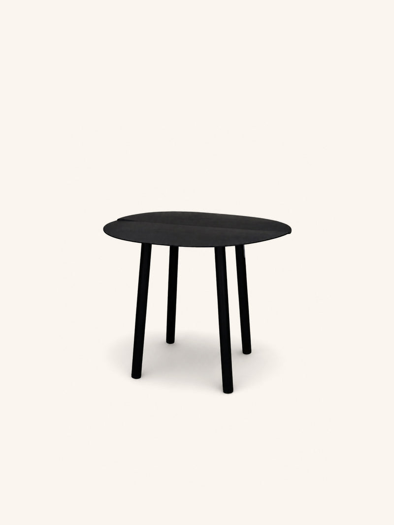 PONDERA - side table - metal - L 50 x W 50 x H 35 cm - black