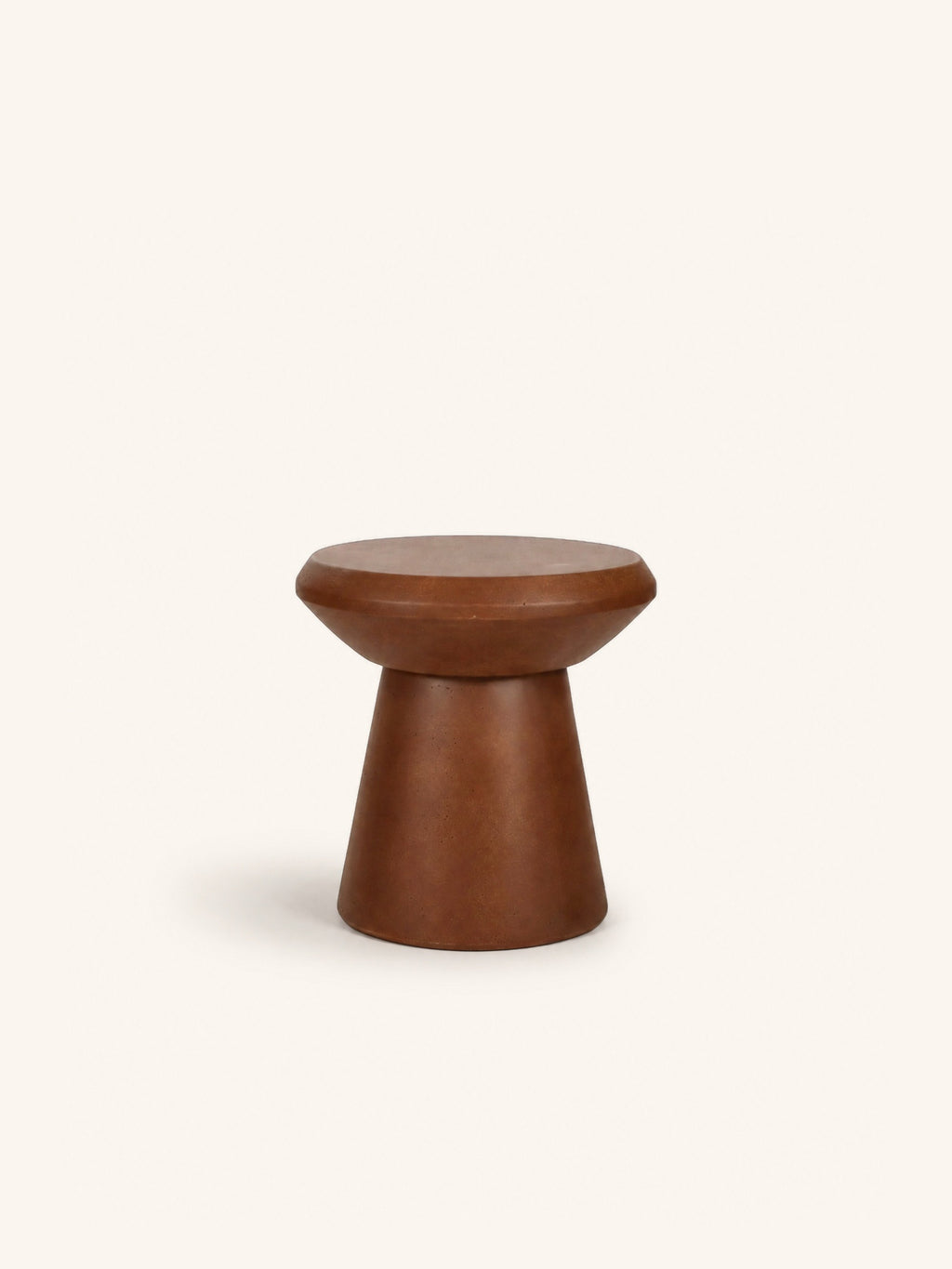 CARVA - tabouret - fibrociment - DIA 46 x H 46 cm - brique