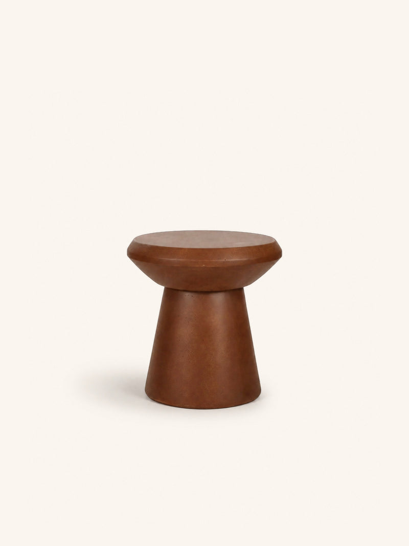 CARVA - zitkruk - vezelcement - DIA 46 x H 46 cm - brique