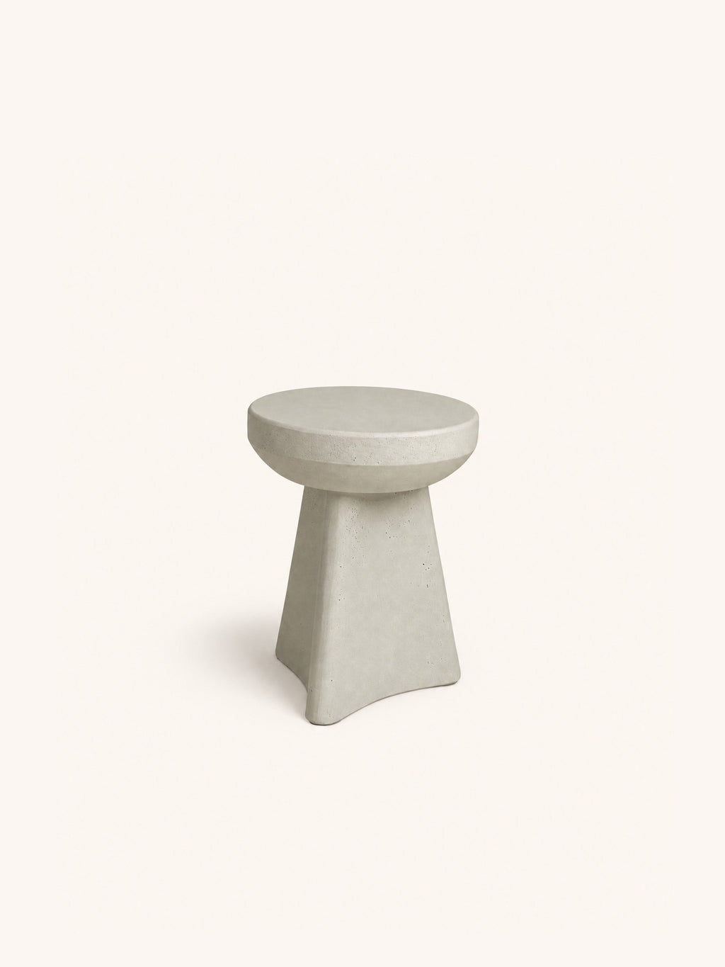 MAKURA - zitkruk - vezelcement - DIA 36 x H 45 cm - gebroken wit