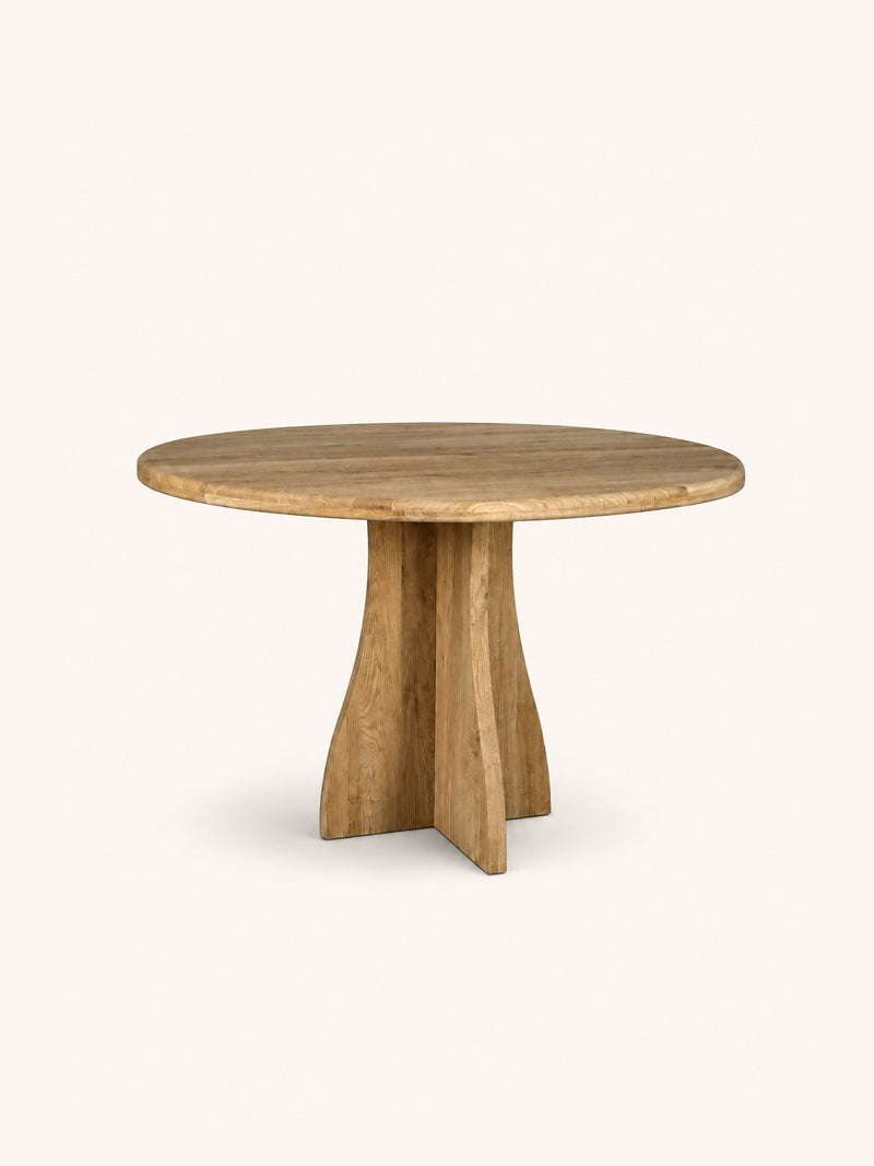 MESA - table - oak - DIA 120 x H 76 cm - natural
