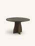 MESA - table - oak - DIA 120 x H 76 cm - walnut