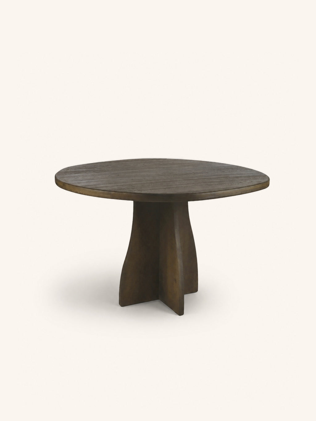 MESA - table - oak - DIA 120 x H 76 cm - walnut