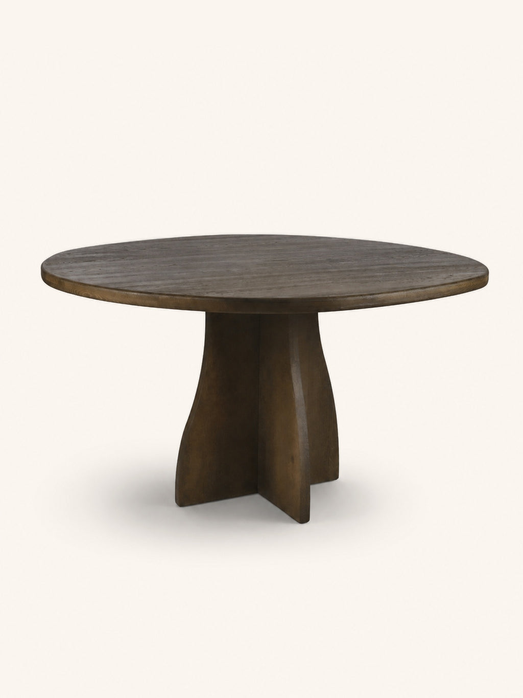 MESA - table - oak - DIA 150 x H 76 cm - walnut