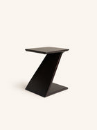 OBLO - bijzettafel - acacia hout - L 45 x W 40 x H 56 cm - walnoot