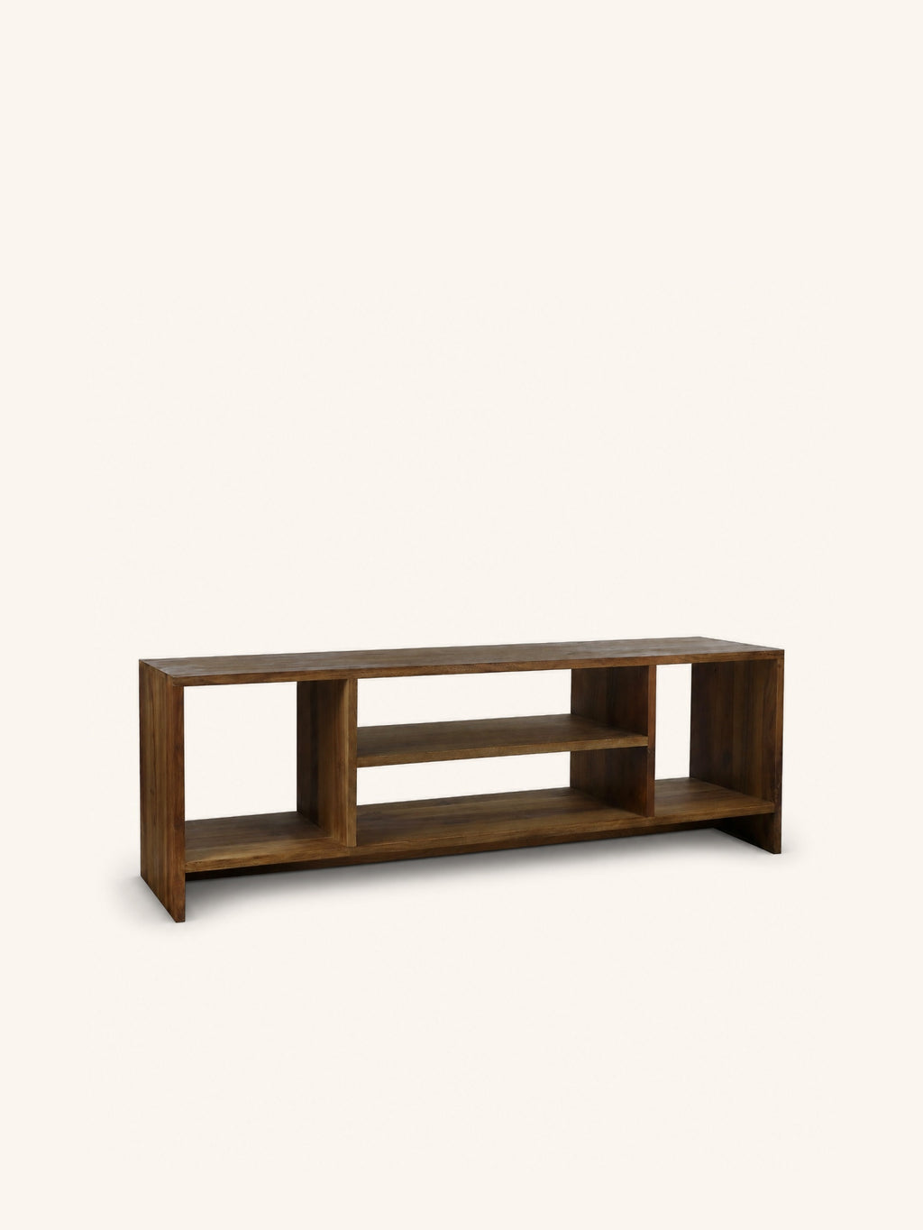 NARA - tv-kast - teruggewonnen hout - L 150 x W 40 x H 50 cm - bruin